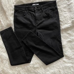 Sam Edelman Women Size 32 The Stiletto High Rise Skinny Denim Black Jeans